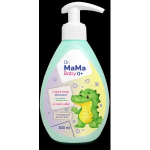 Hipoalerginis skystas drėkinantis muilas "Dr. MaMa Baby 0+" 300ml